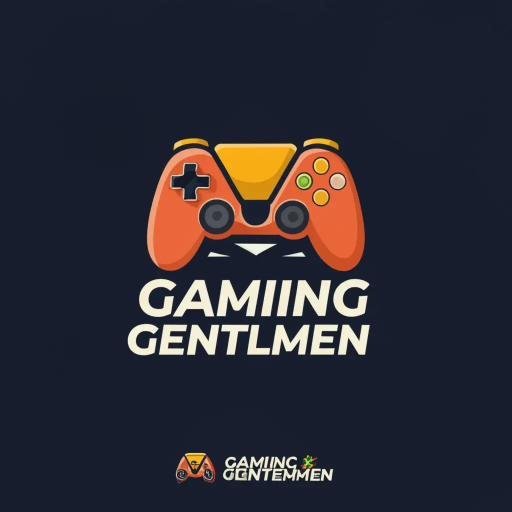 a logo design,with the text "Gaming Gentlemen", main symbol:Gaming,Moderate,be used in Entertainment industry,clear background