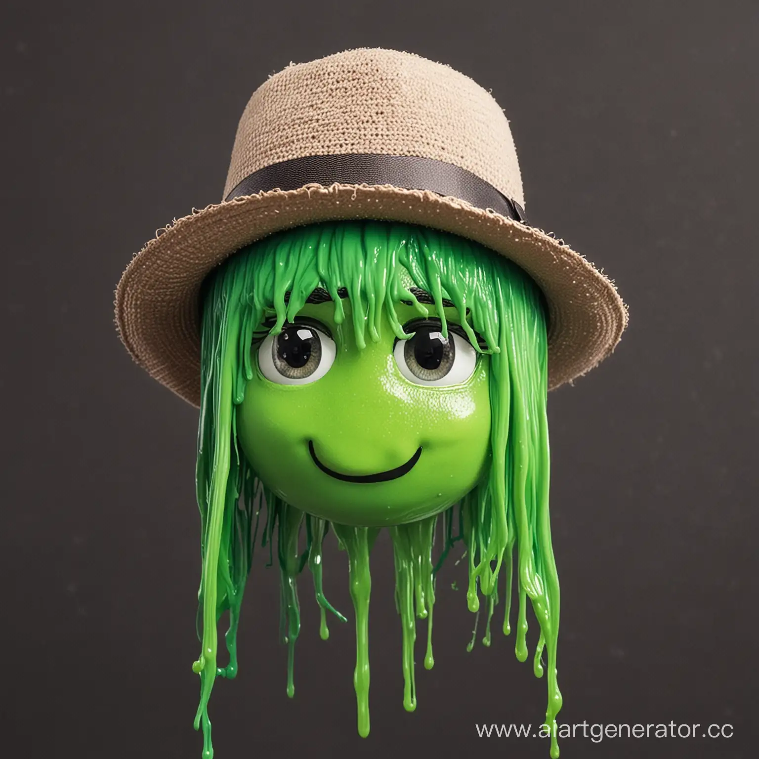 Colorful-Slime-Overflowing-from-a-Stylish-Hat