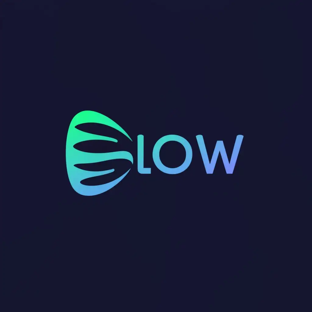 a logo design,with the text "FLOW", main symbol:an ocean or wave that incorporates the company name,Moderate,clear background