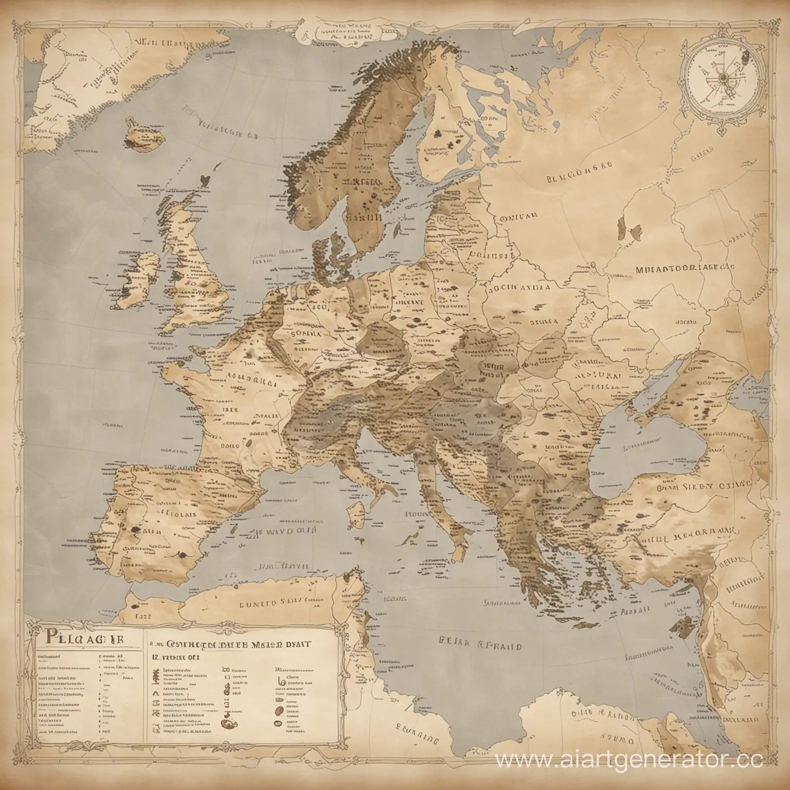 World-Map-Depicting-the-Defeat-of-the-Plague-in-GrayBeige-Style