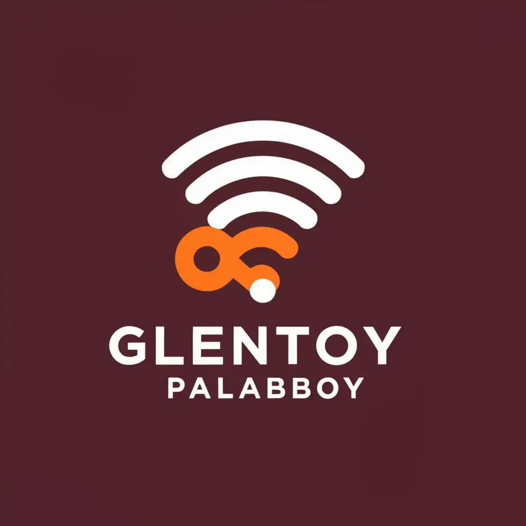 a logo design,with the text "GlentoyPalaboy", main symbol:Wifi Vendo,Moderate,be used in Technology industry,clear background