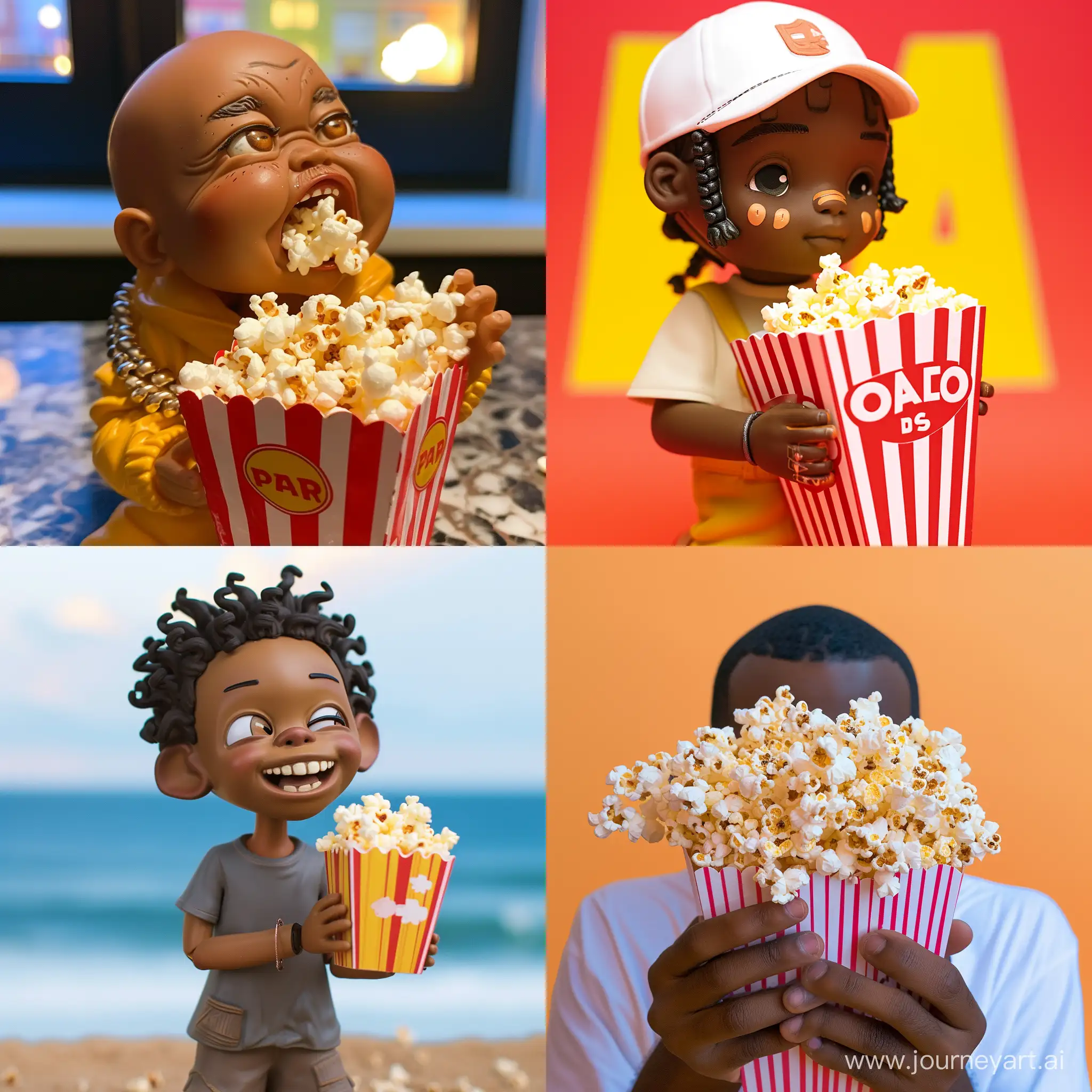 Playboi-Carti-Enjoying-Popcorn-Snack-in-Vibrant-11-Visual
