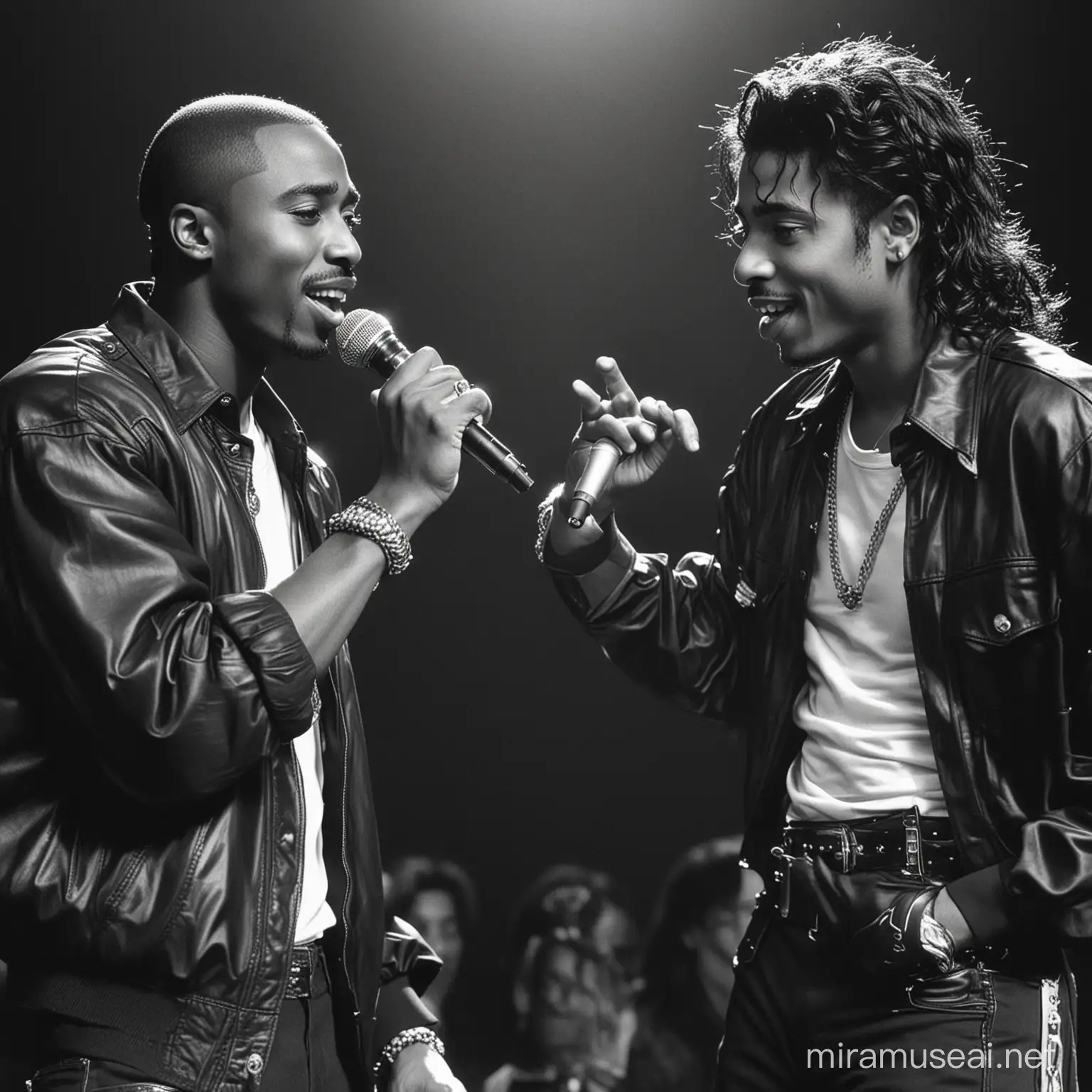 Tupac and michael jackson singing a duet