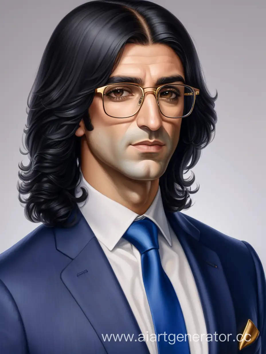 Professional-Armenian-Executive-in-Stylish-Blue-Suit-with-Goldframed-Glasses