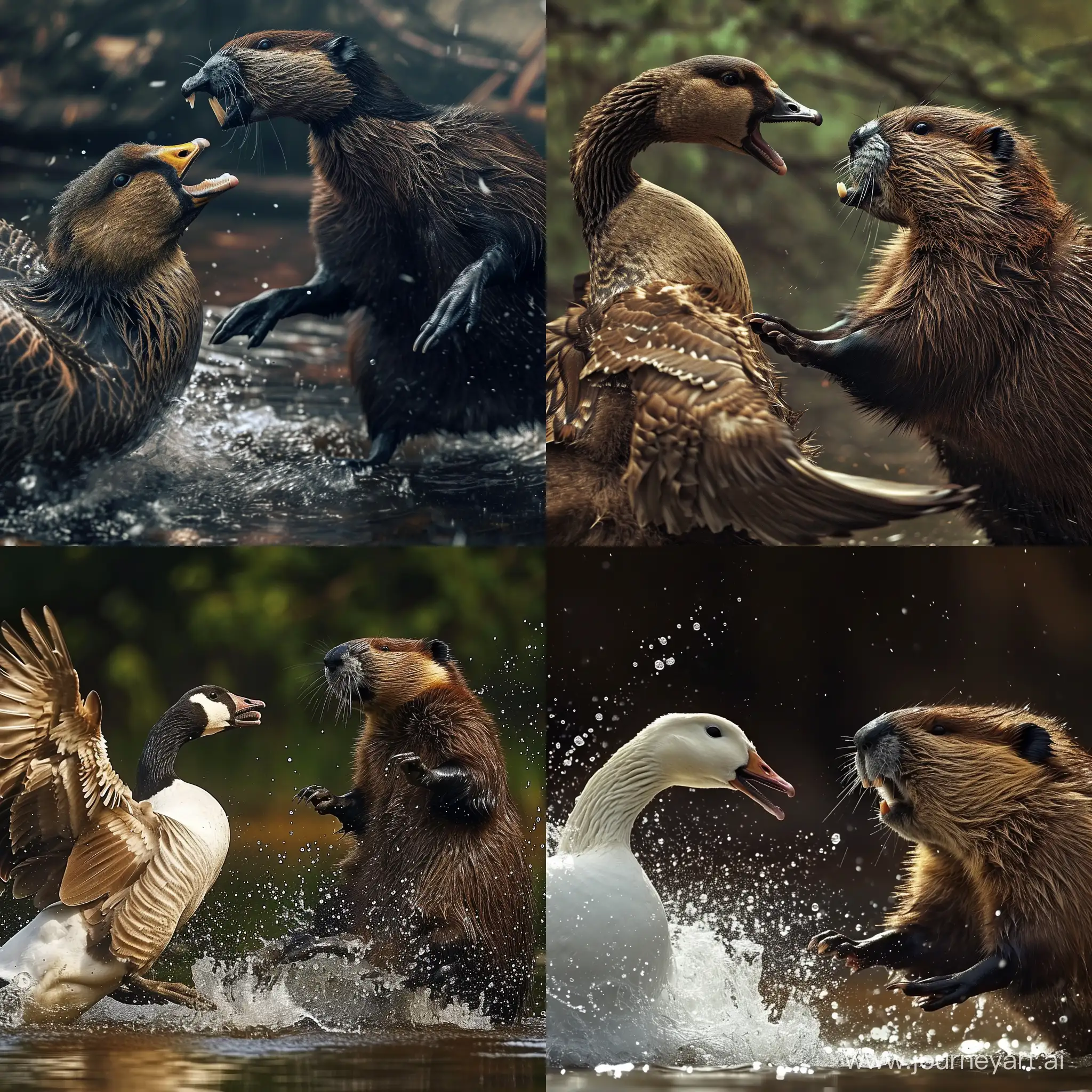 Epic-Goose-vs-Beaver-Battle-Scene