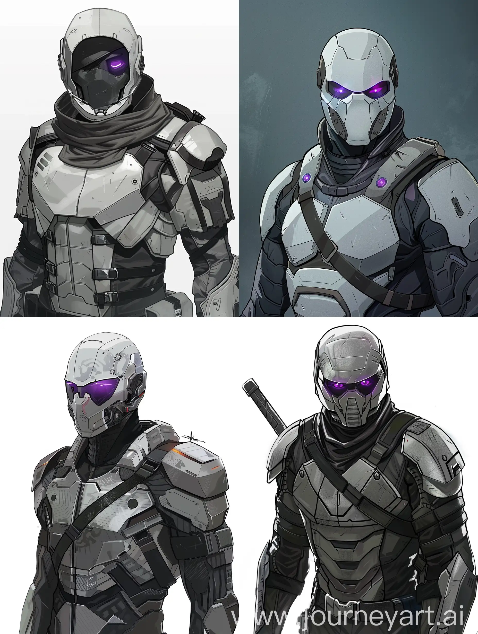 Futuristic-Assassin-in-Silver-Tactical-Suit-with-Purple-Eyes
