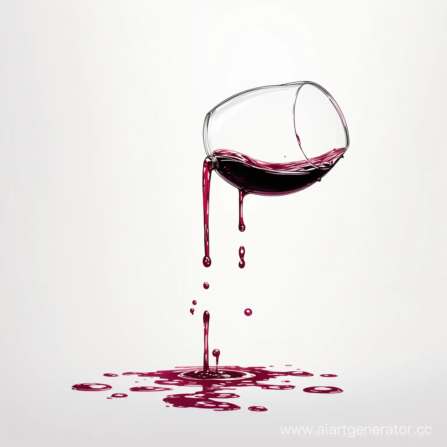 Spilled-Wine-Glass-Art-Dramatic-Splatter-on-White-Surface