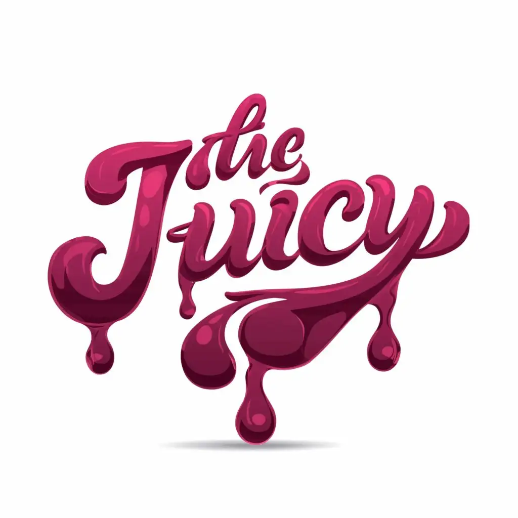 LOGO-Design-for-The-Juicy-Intimate-Waterproof-Fun-with-Dripping-Allure-and-Vibrant-Typography