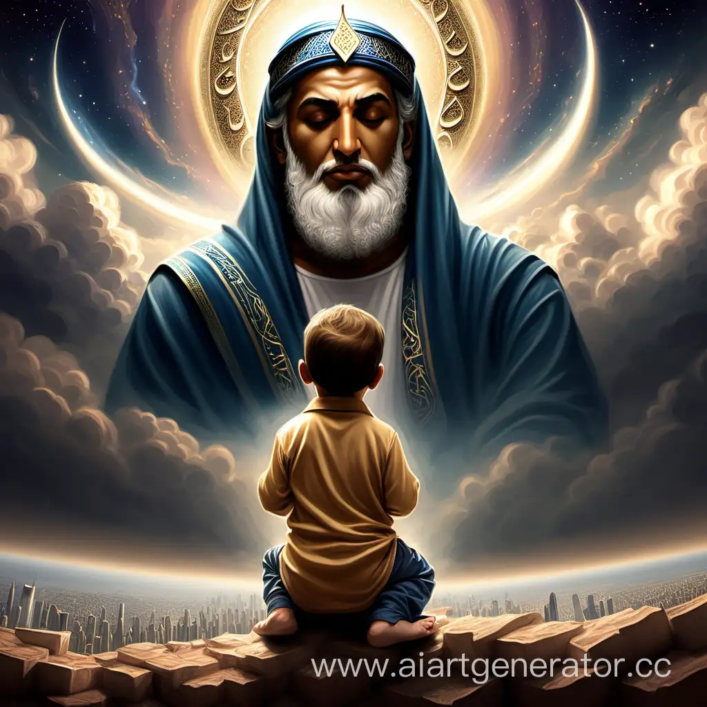 Divine-Guardian-Allahs-Watchful-Gaze-on-a-Young-Soul