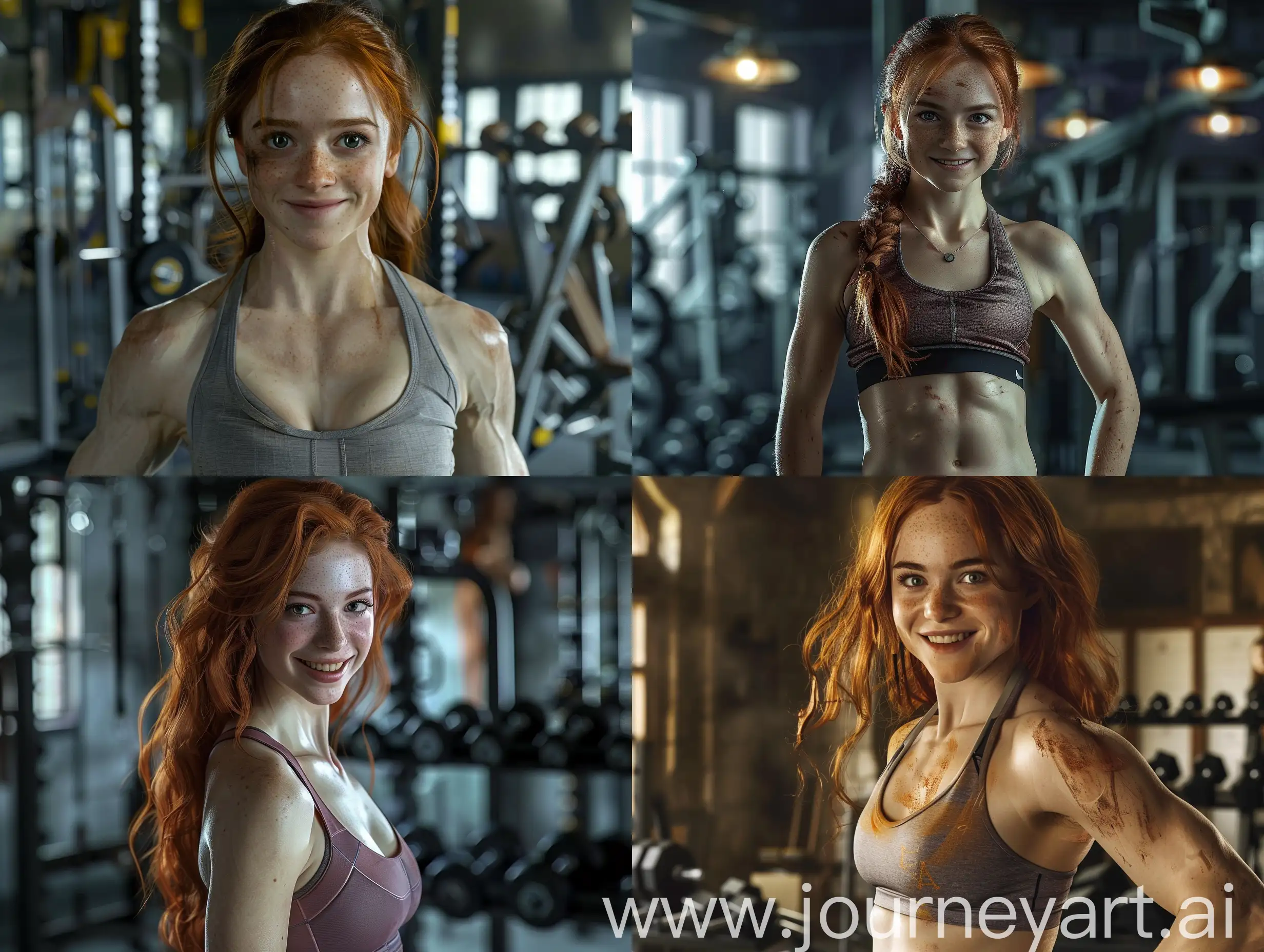 Ginny-Weasley-Fit-and-Confident-in-Wizards-Gym