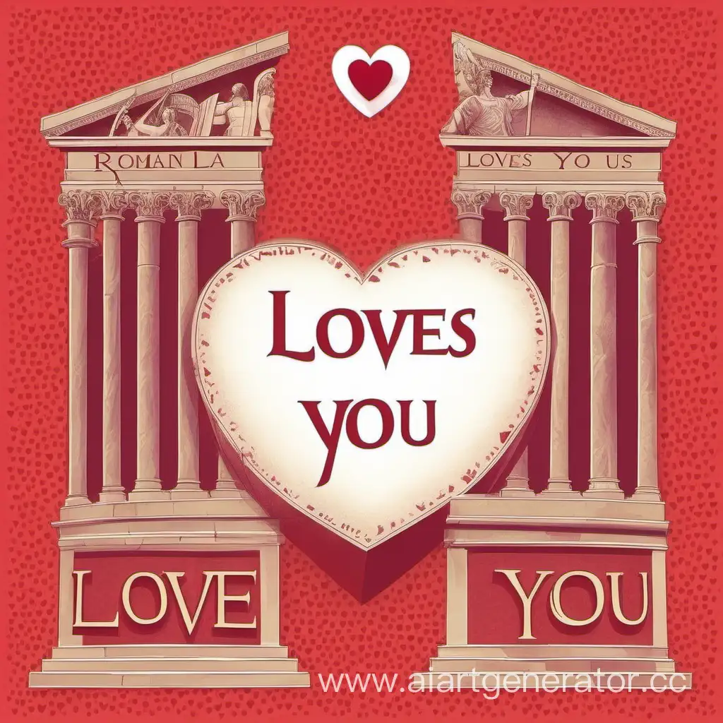 валентинка на тему римское право любит тебя