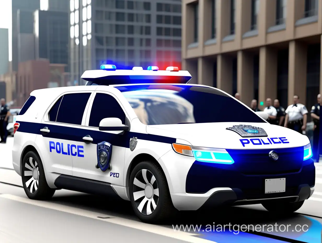 Futuristic-Police-Car-Patrolling-Urban-Metropolis