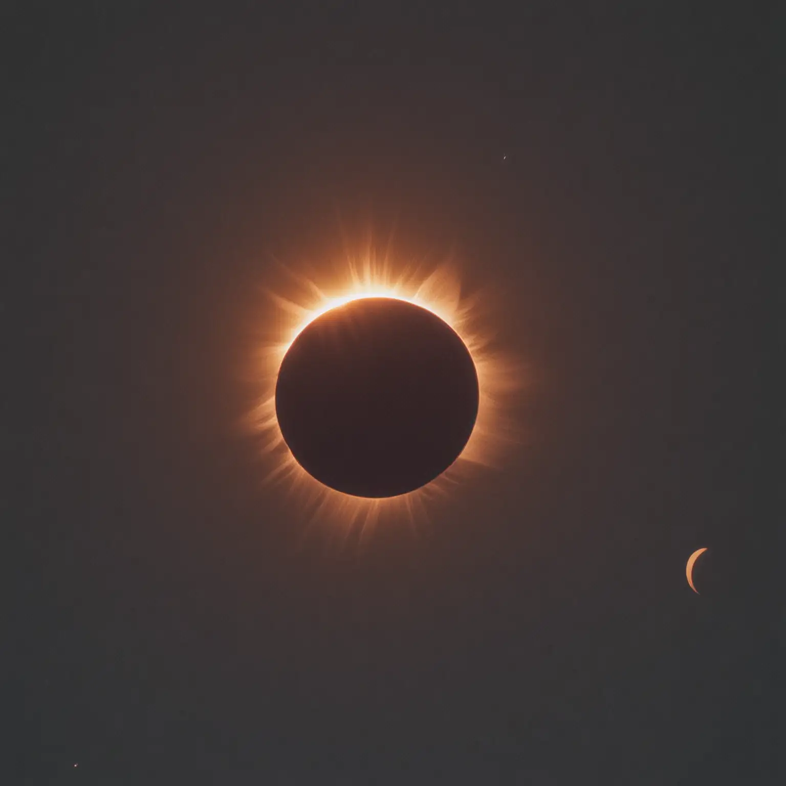 Dramatic Full Solar Eclipse Captured in Vivid Detail