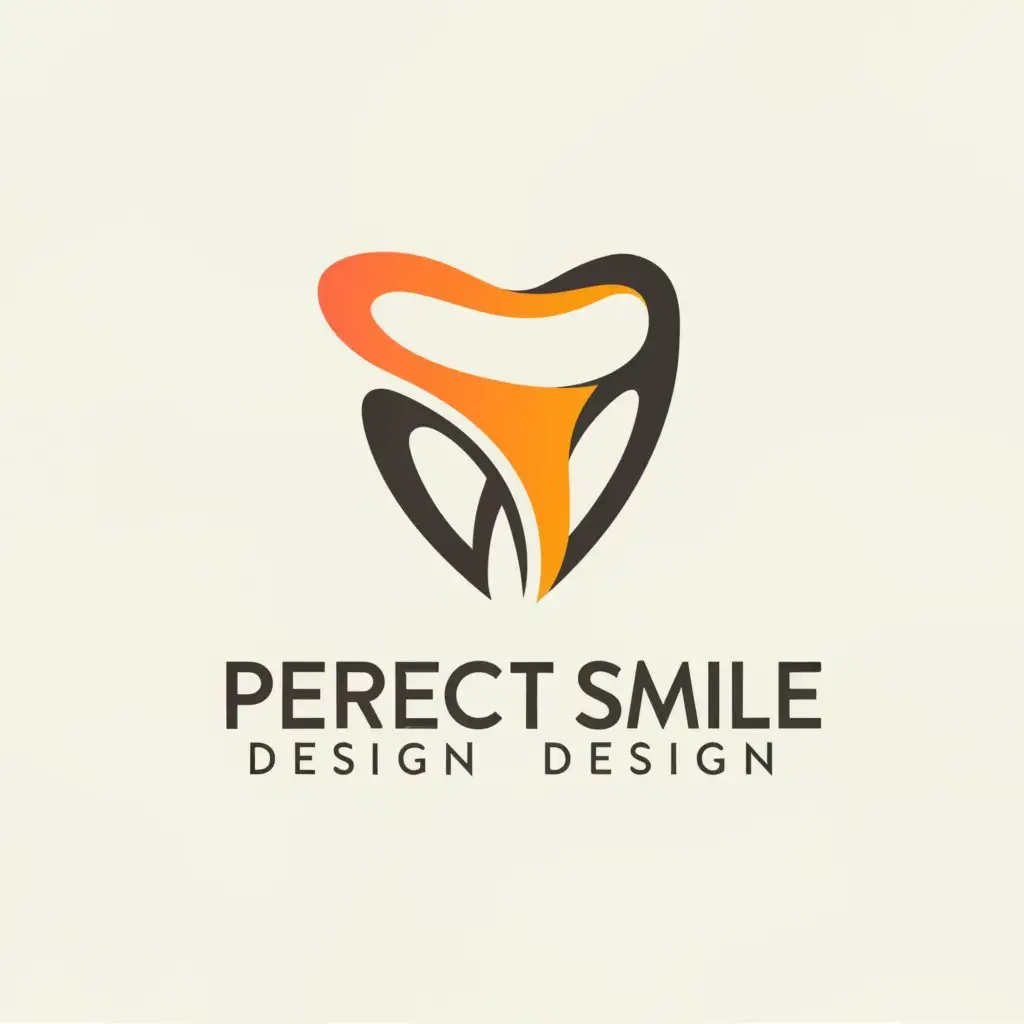 a logo design,with the text "Perfect Smile design", main symbol:all on 4,Moderate,be used in Medical Dental industry,clear background