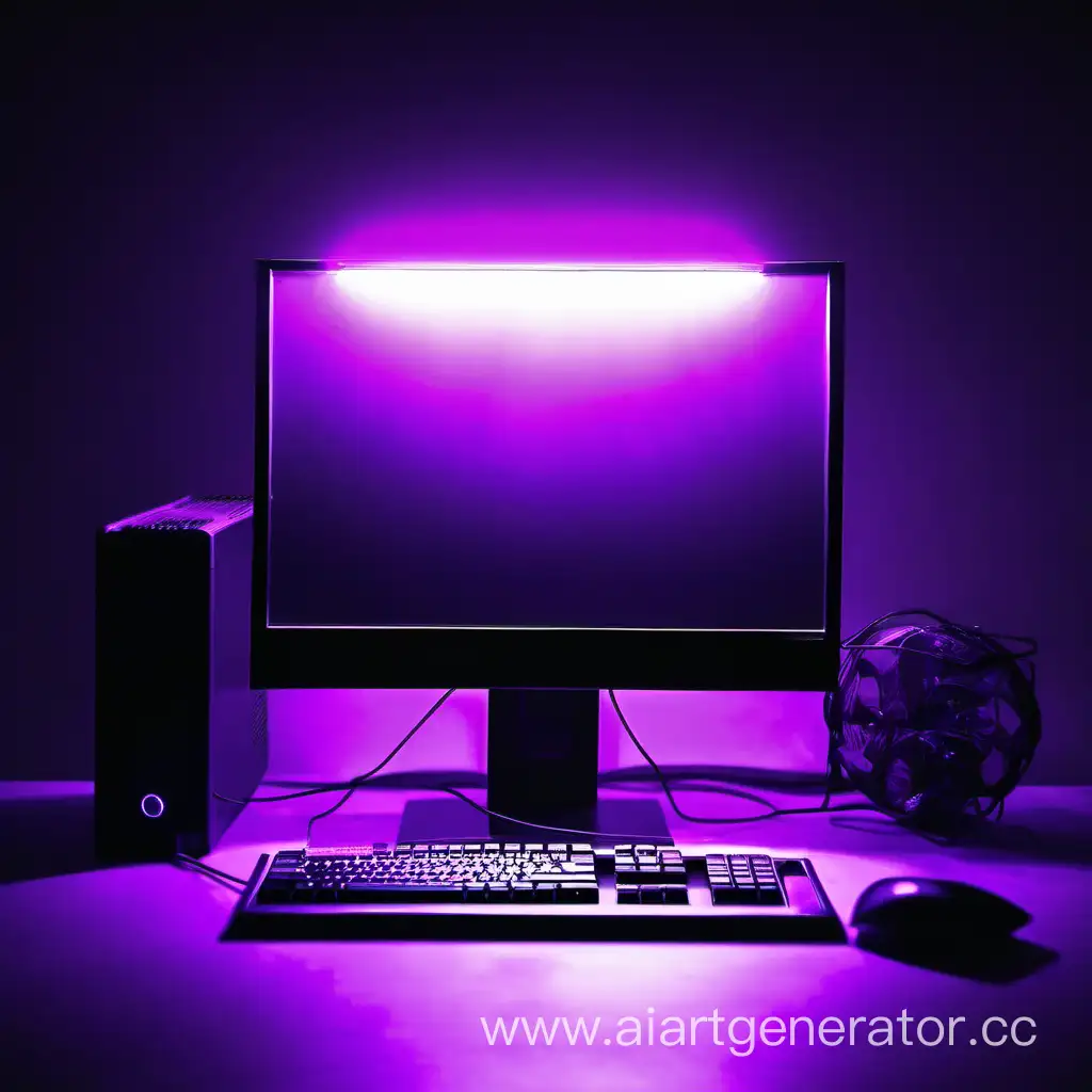 Modern-Computer-with-Purple-Backlight-in-Dark-Room