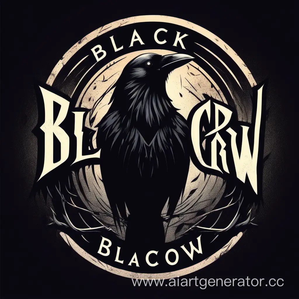 Majestic-Black-Crow-Logo-Design-for-Timeless-Elegance
