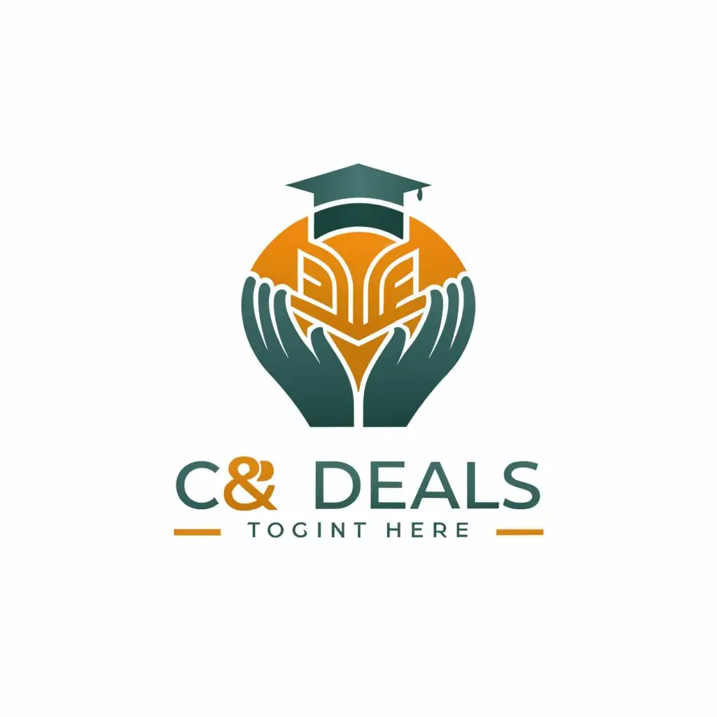 a logo design,with the text "C&S DEALS", main symbol:certificate hands university,Moderate,clear background