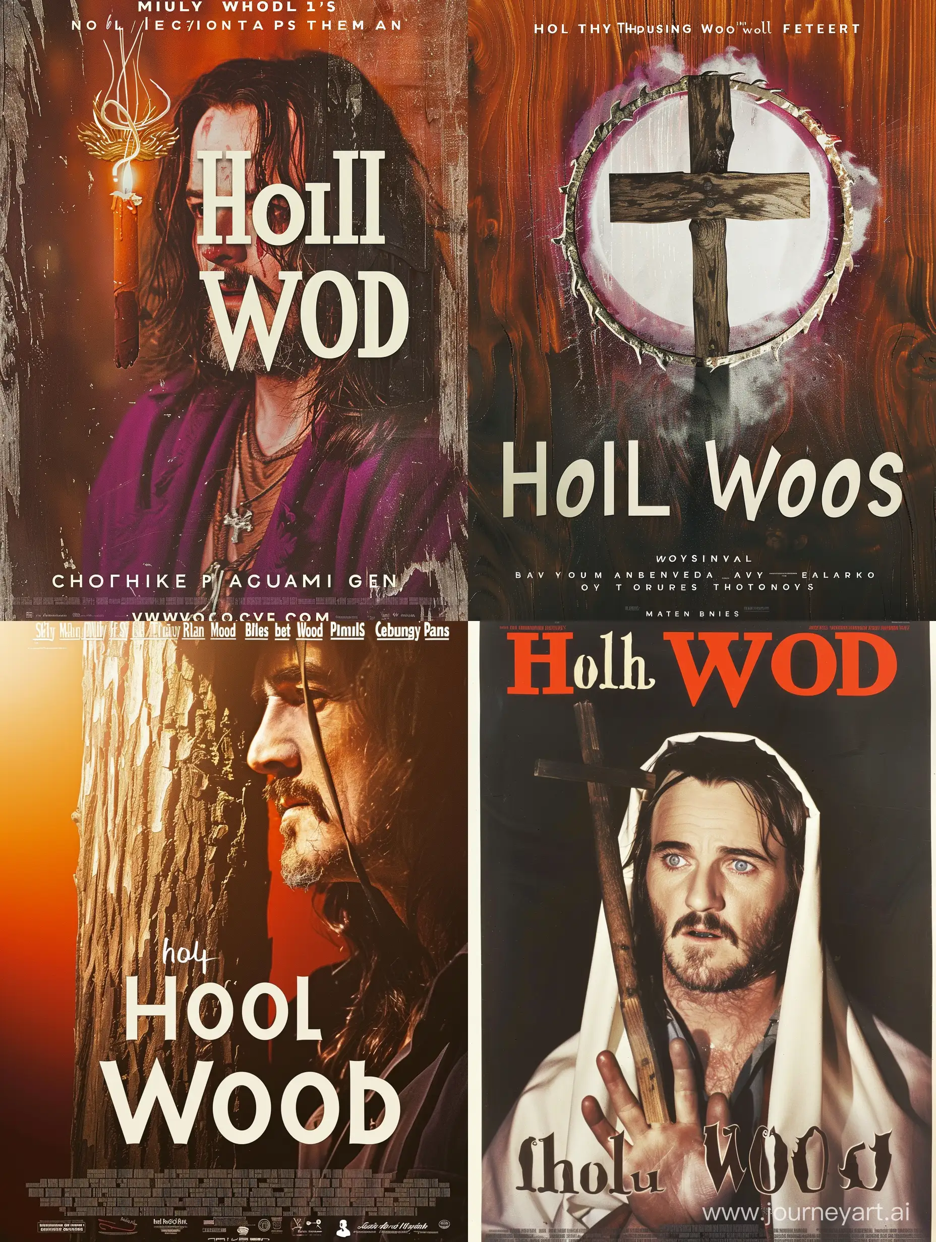 Movie poster for the Marilyn Manson film Holy Wood