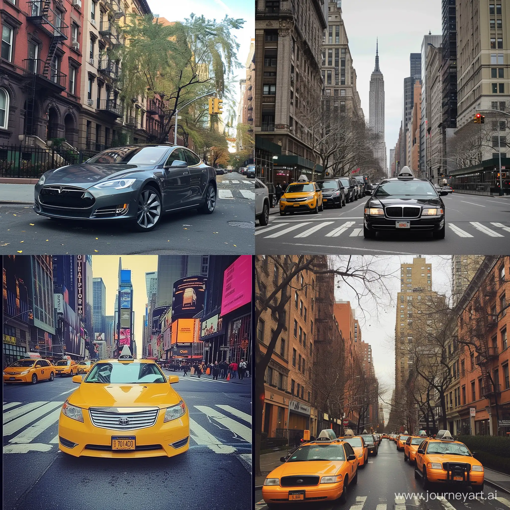 عکس ماشین عادی  در سال های2015 در نیویورک
