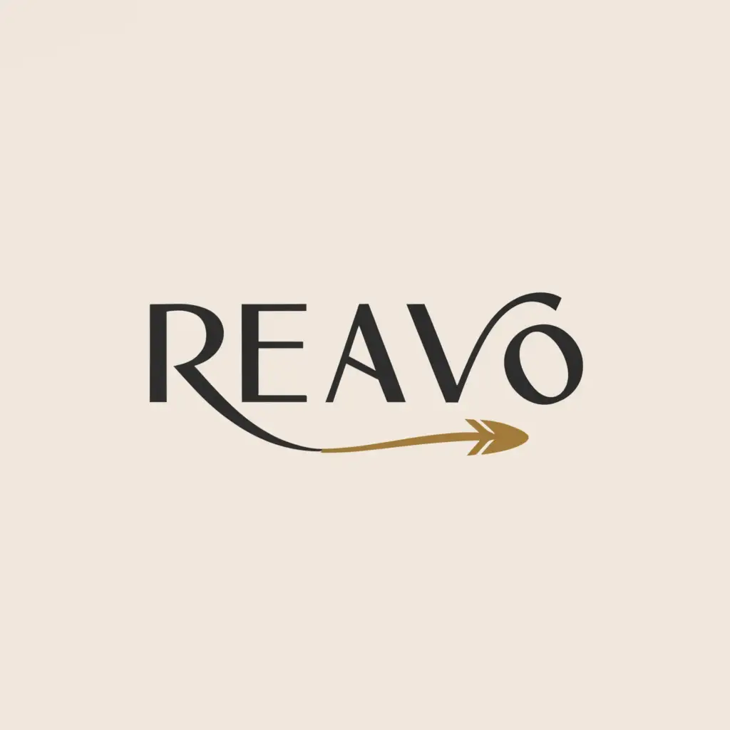 a logo design,with the text "reavo", main symbol:right,Moderate,be used in Travel industry,clear background