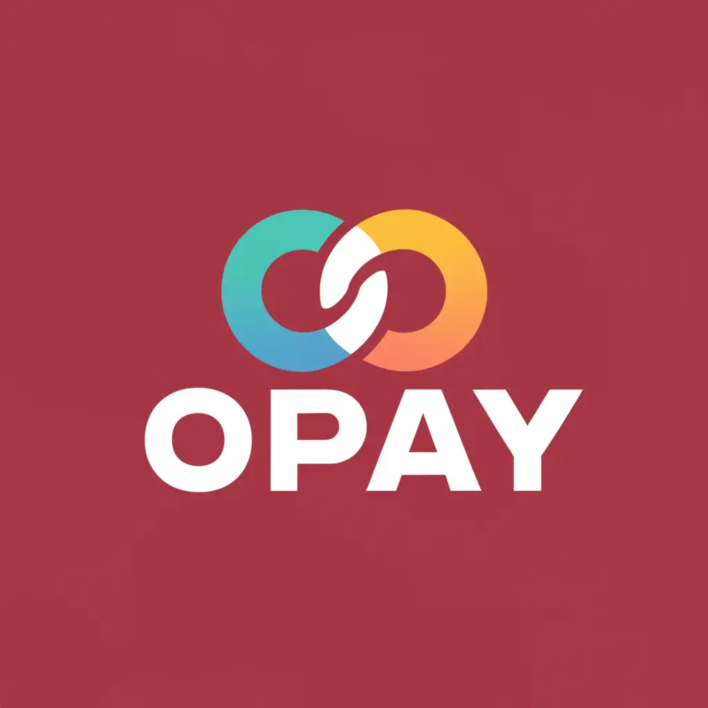 a logo design,with the text "Opay", main symbol:Exchanging money for a subscription,Minimalistic,clear background