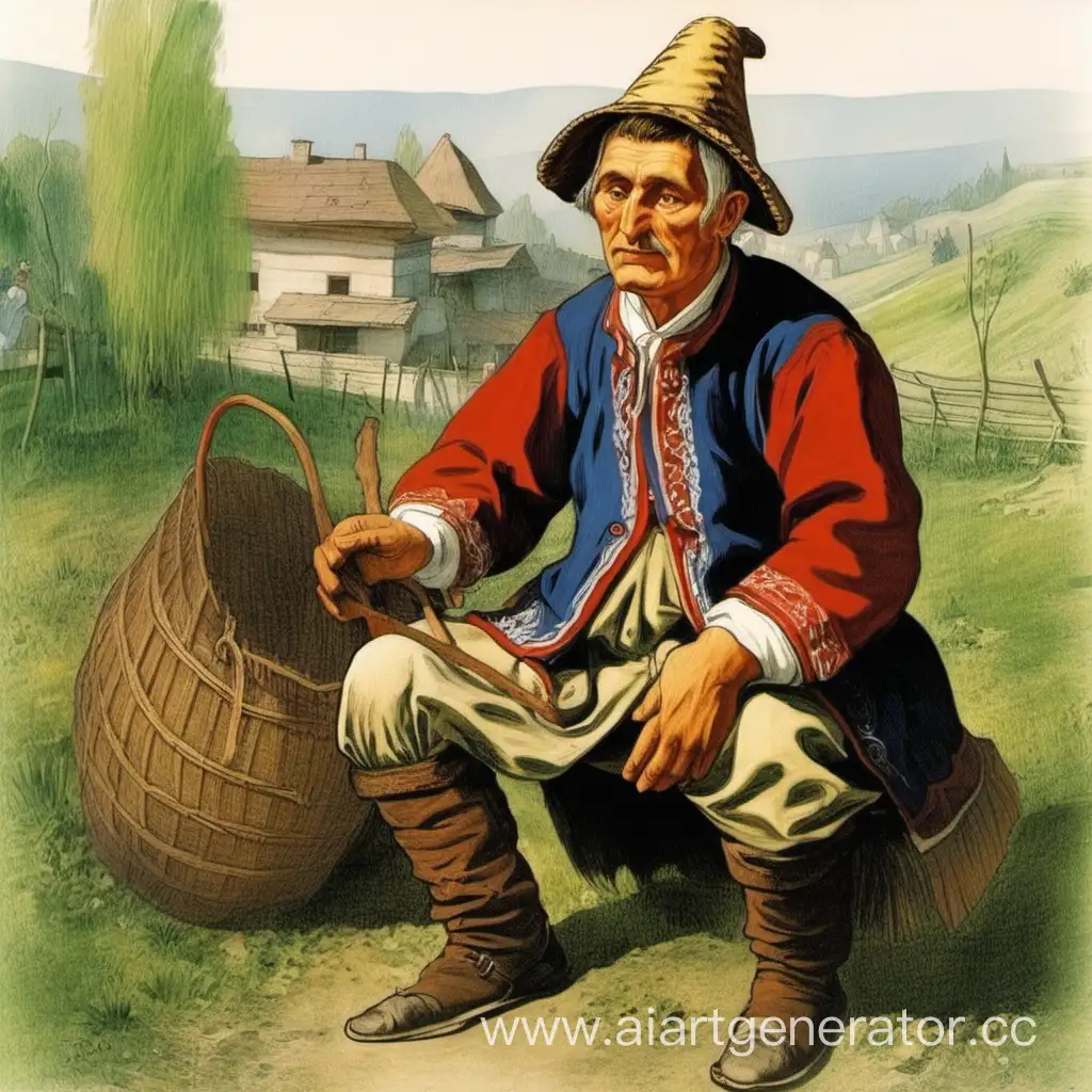 imaginea țăranului găgăuz din  Chișinăul din secolul XVIII -