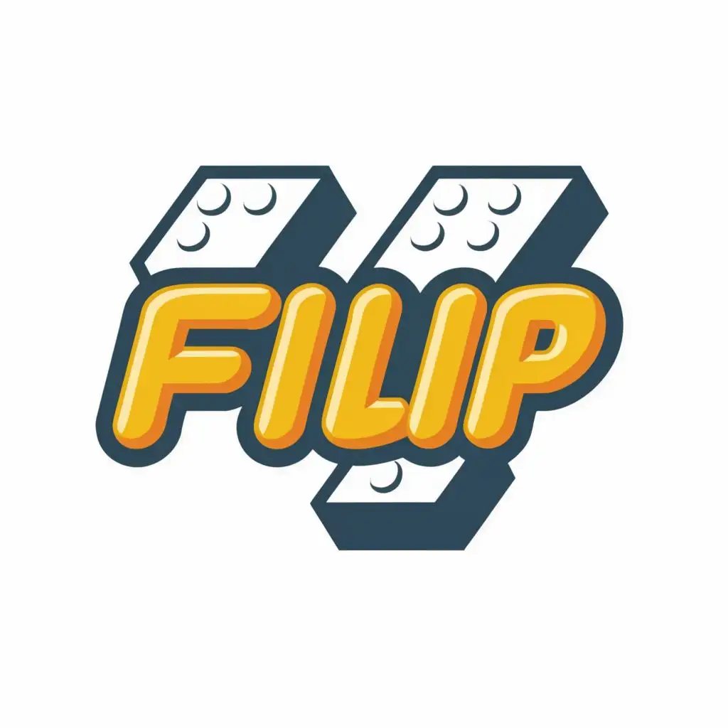 logo, lego, with the text "Filip", typography, be used in Construction industry