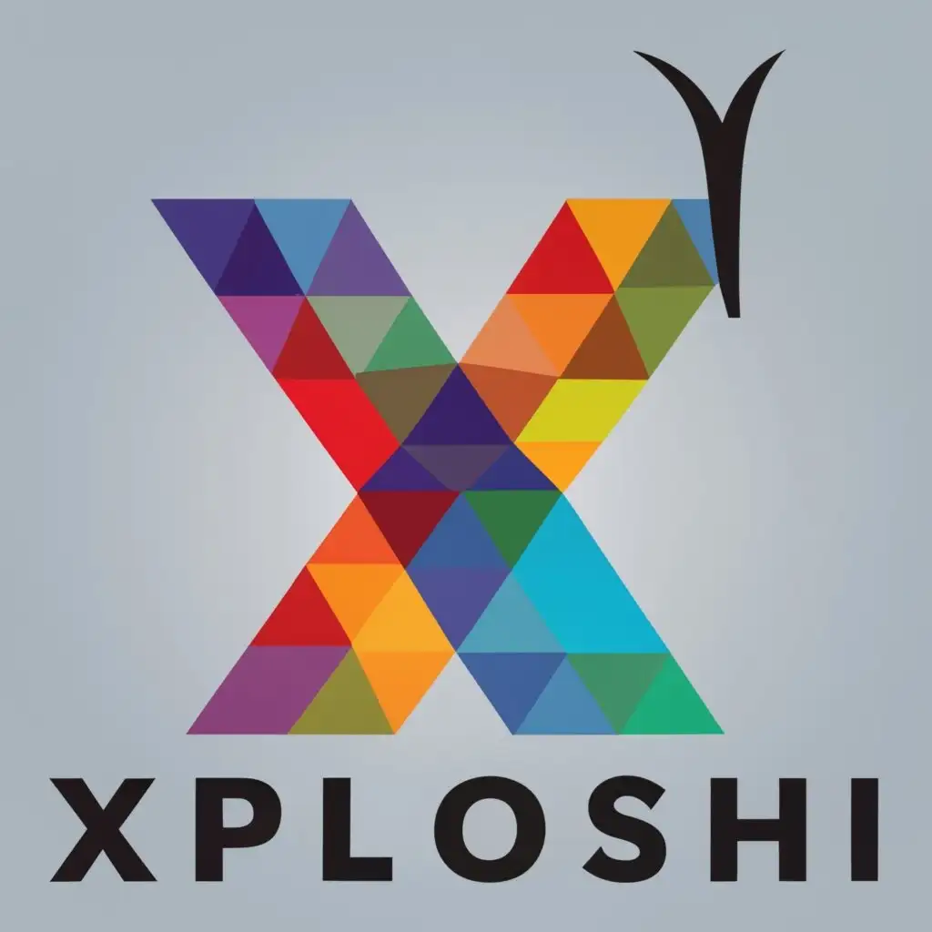 logo, xploshi logo, with the text "xploshi logo", typography