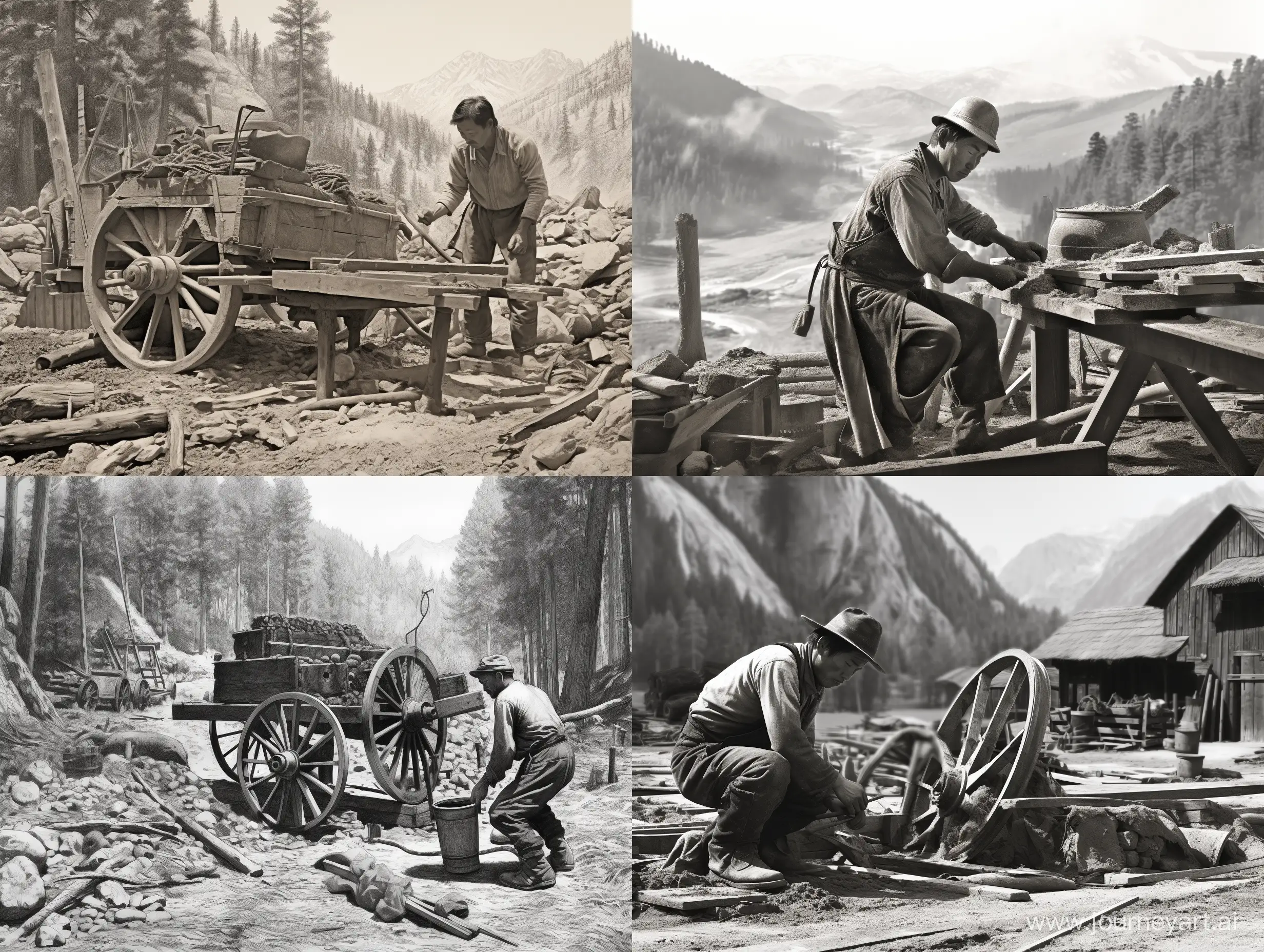 Chinese-Worker-Building-Great-Sierra-Wagon-Road-Historical-Black-and-White-Portrait