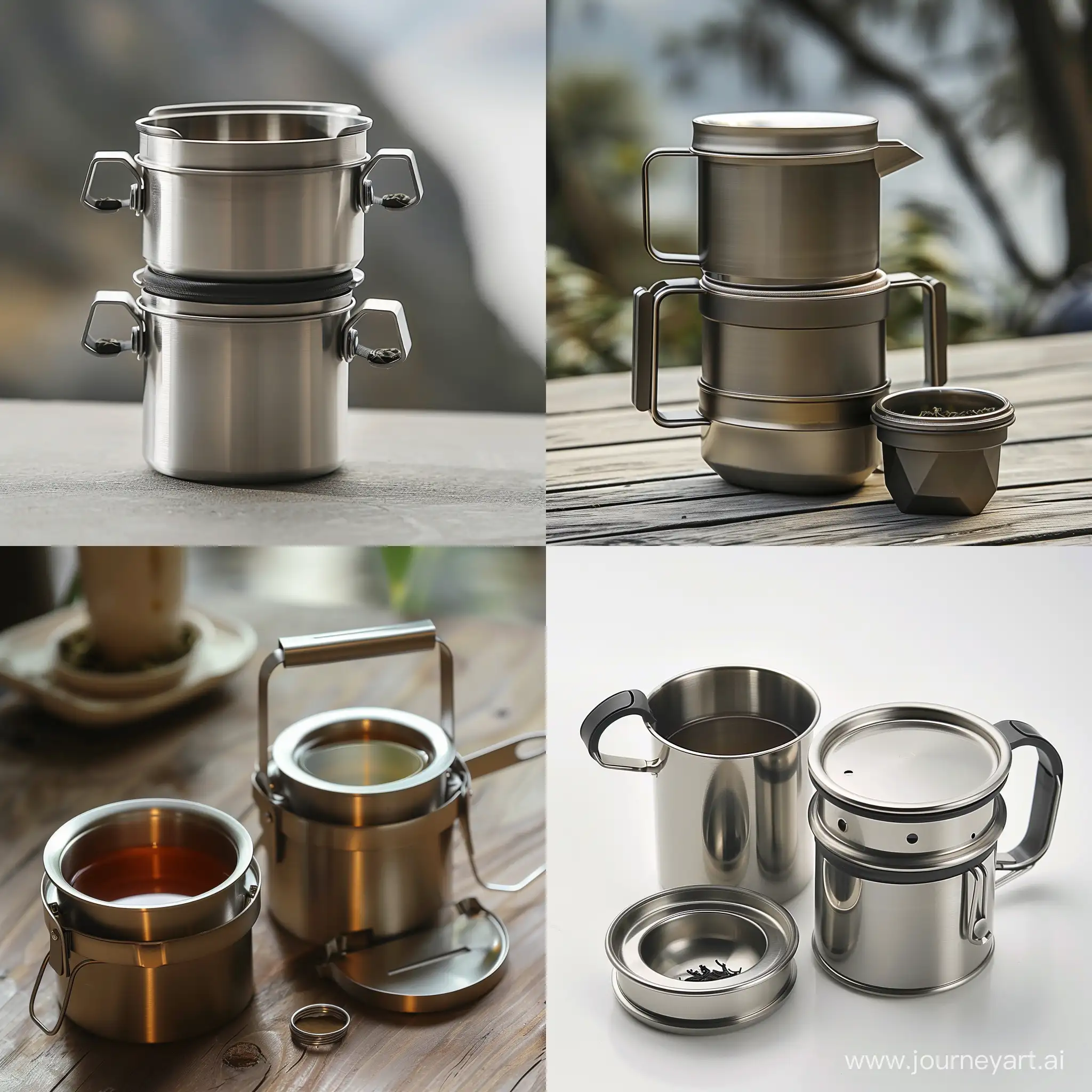 Sleek-and-Stylish-Outdoor-Portable-Tea-Set-Inspired-by-Taiwan-Black-Bear