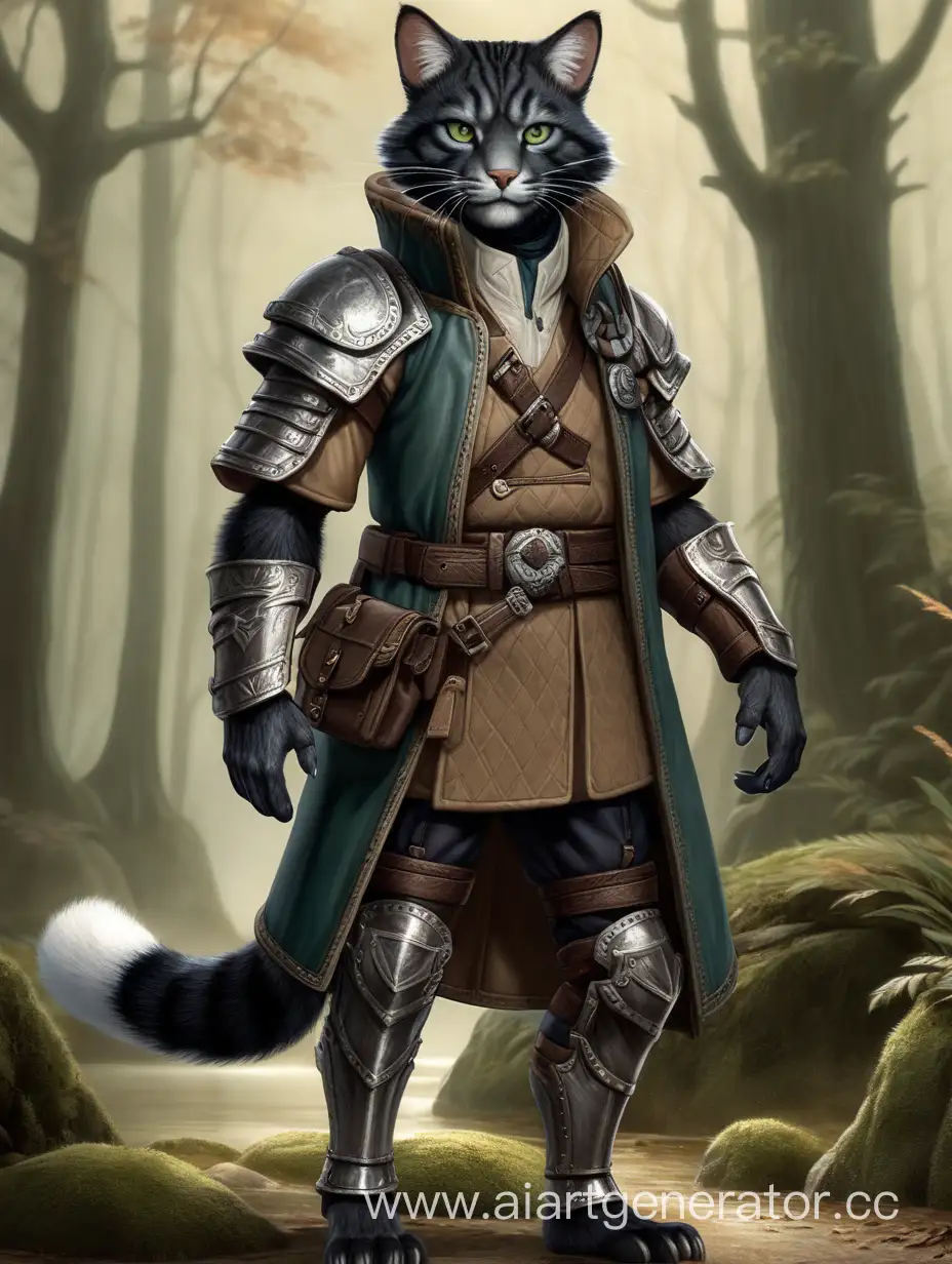 Inventive-Tinkerer-Tabaxi-Explores-Mysterious-Forest-with-Prosthetic-Leg