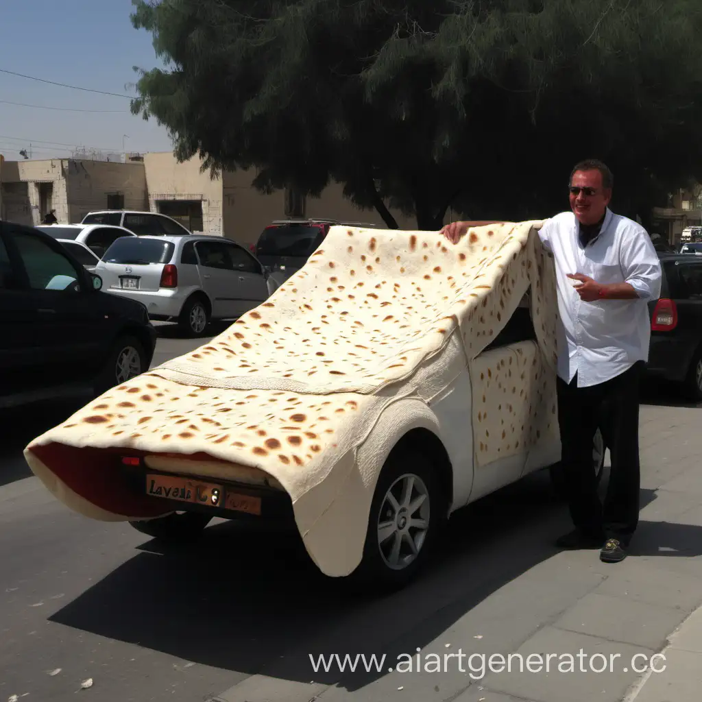 Man-Choosing-Lavash-Instead-of-Cars-Unique-Food-Preferences