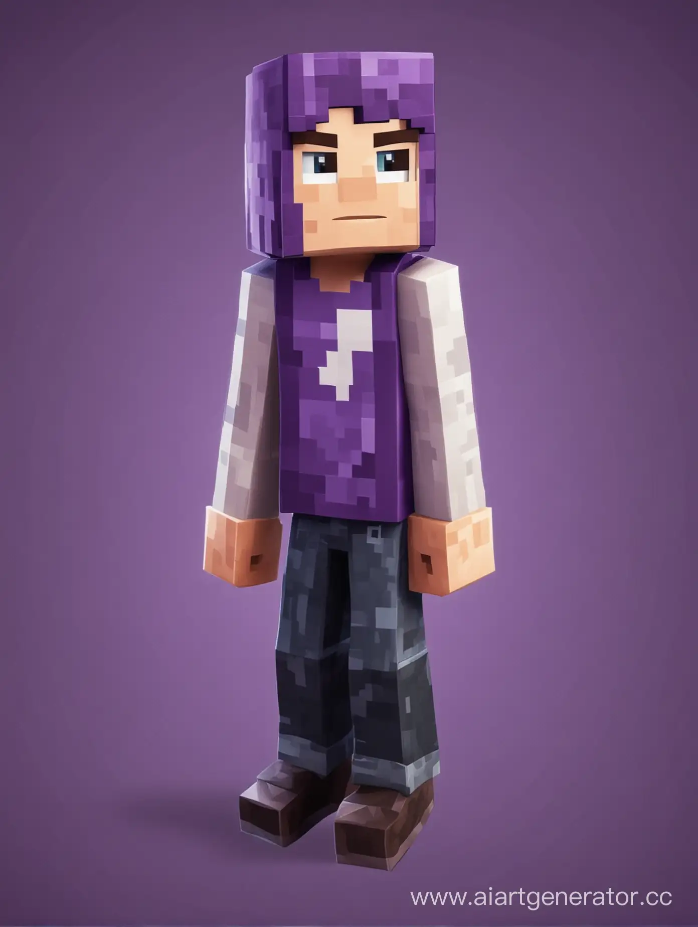 Custom-Minecraft-Avatar-RB-Purple-and-White-Color-Scheme