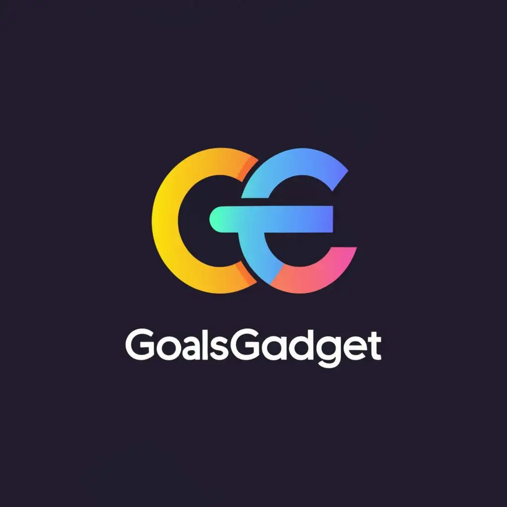 a logo design,with the text "GOALSGADGET", main symbol:GG,Minimalistic,be used in Technology industry,clear background