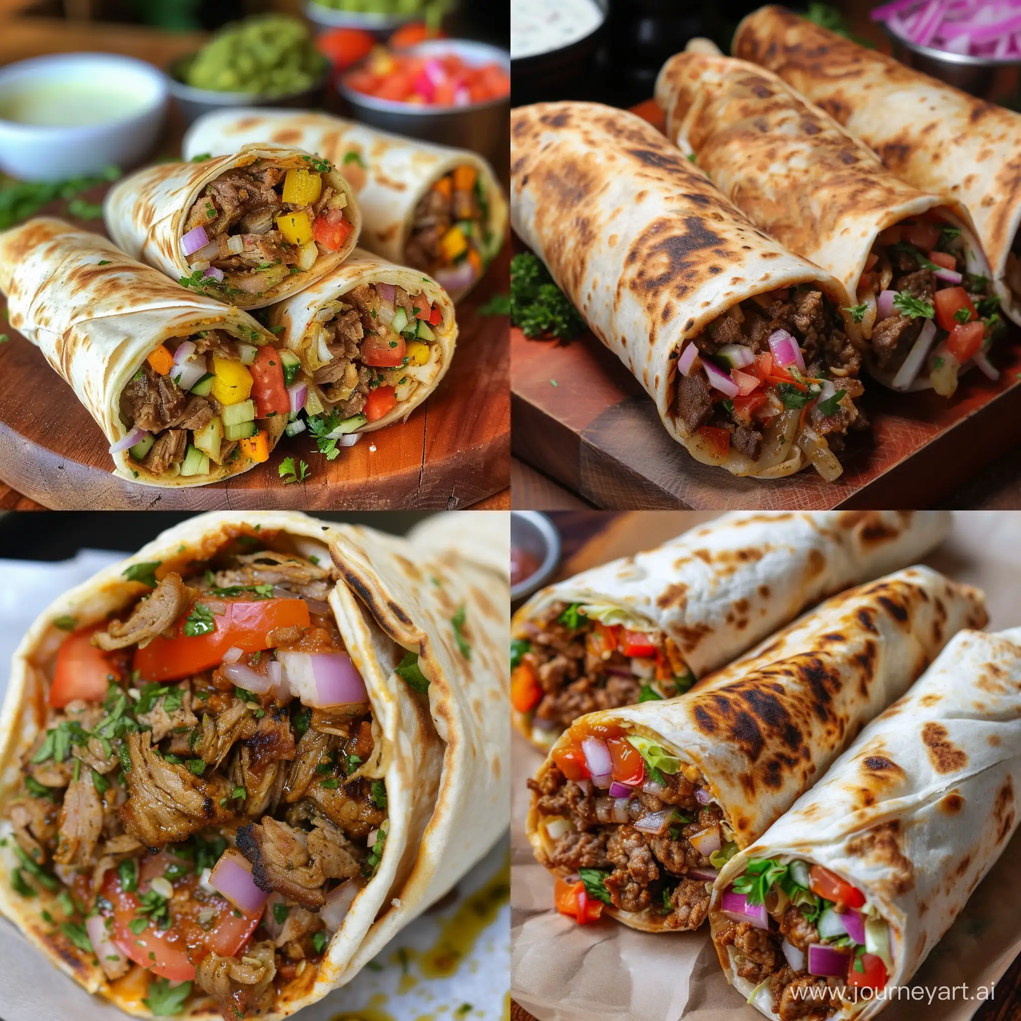 Delicious-Shawarma-on-Square-Plate-HighResolution-Culinary-Photography