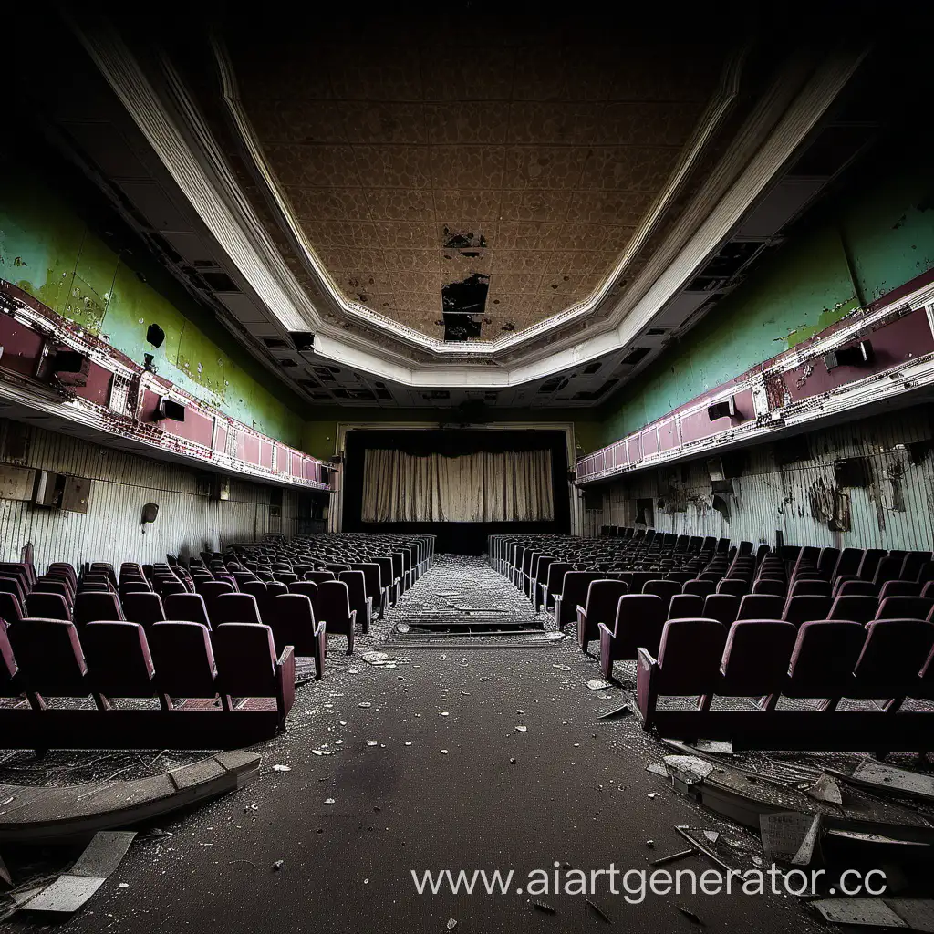 old abandoned cinema