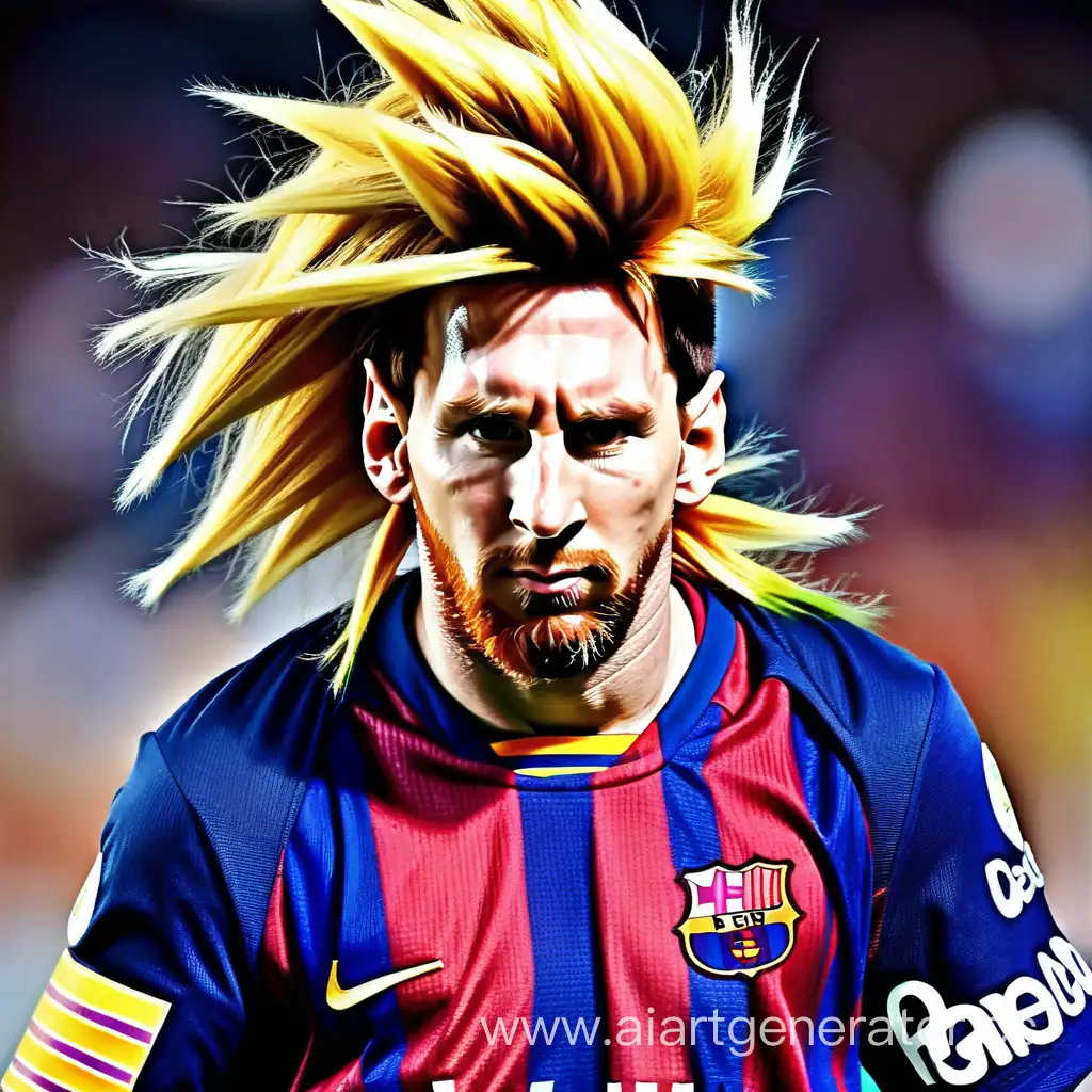 Messi-Transforms-with-Super-Saiyan-Hair-for-Spectacular-Soccer-Showdown