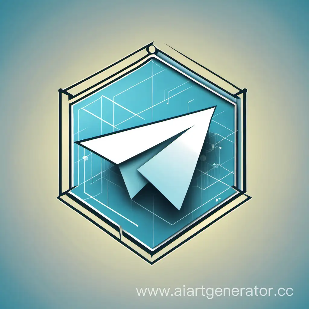 Логотип телеграм канала про современные технологии всего мира