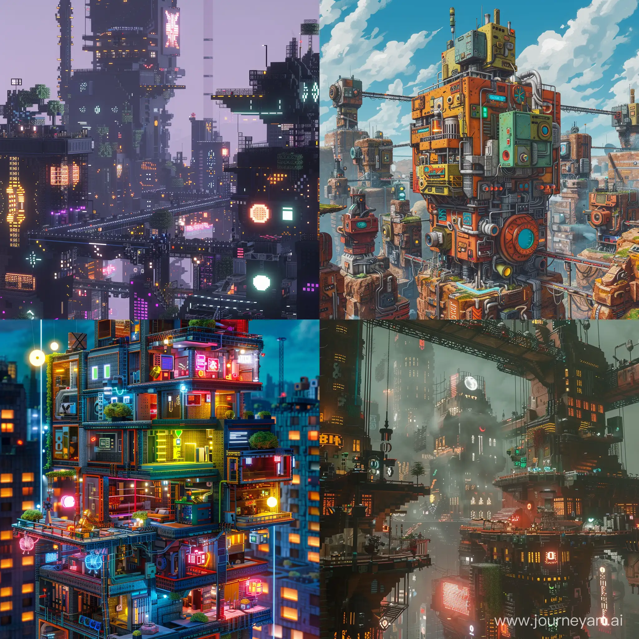 Futuristic-Cyberpunk-Cityscape-at-Night