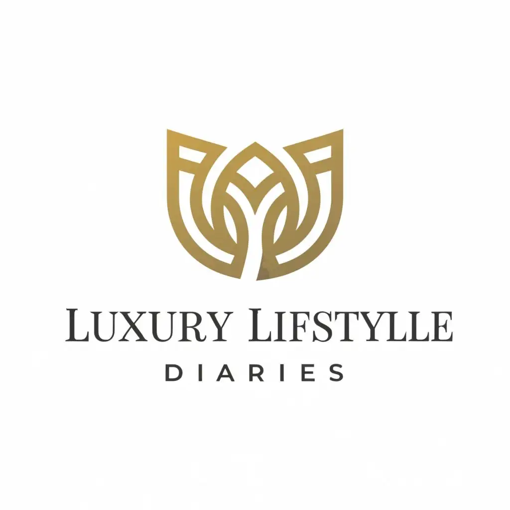 a logo design,with the text "Luxurylifestylediaries", main symbol:Lifestyle,Moderate,clear background