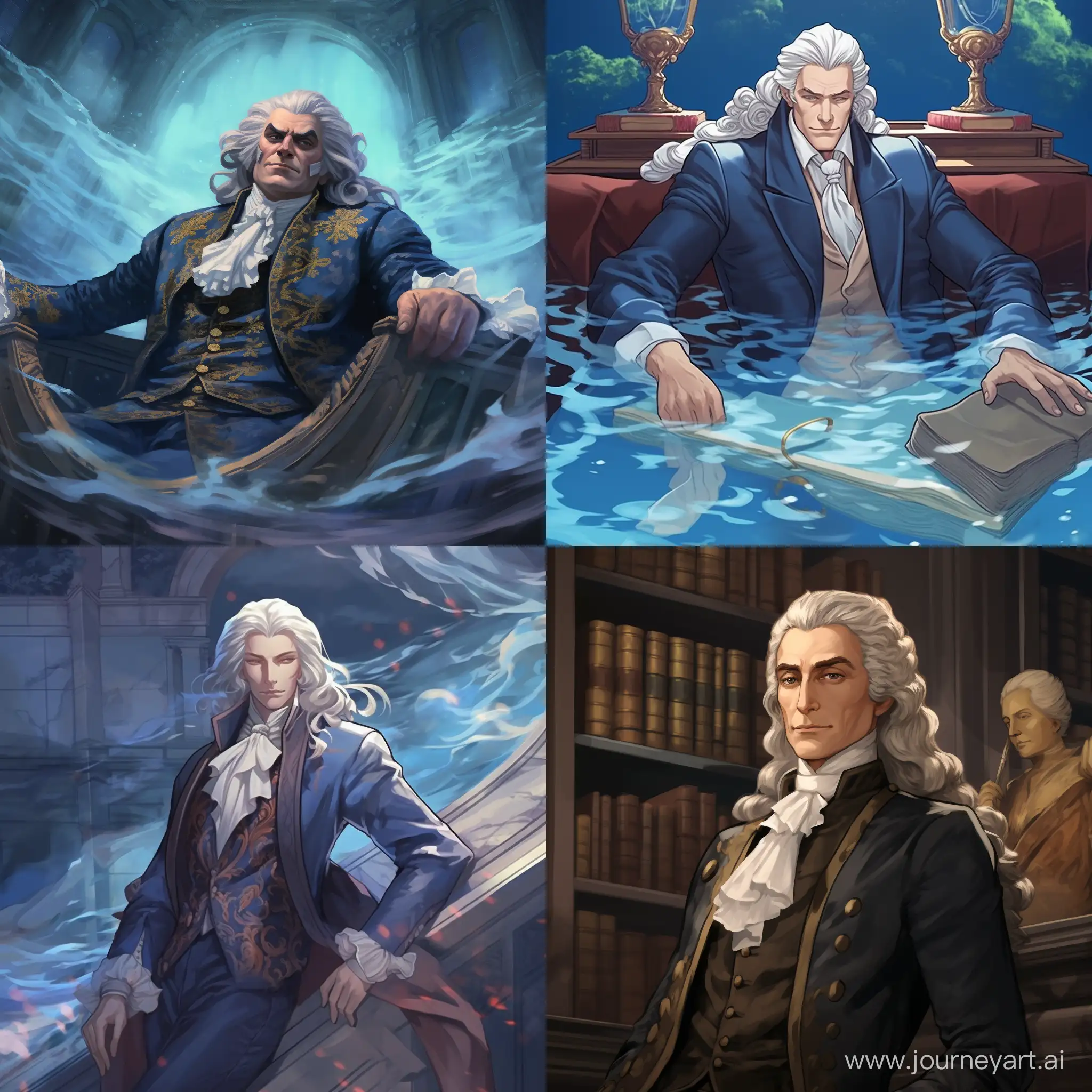 Supreme-Judge-Monsieur-Neville-Anime-Art-Depicting-the-Lord-of-Water-in-18th-Century-Fontaine