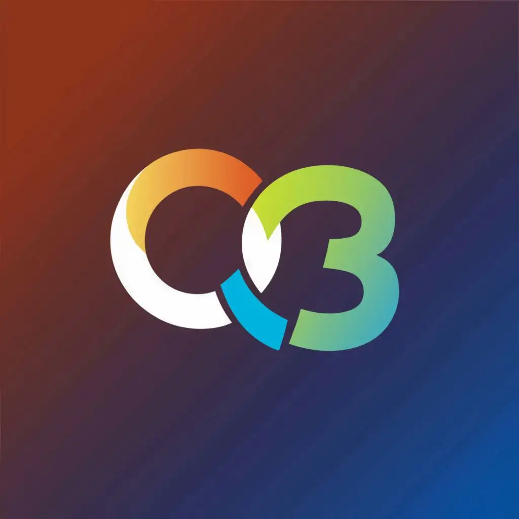logo, show letters "Q-3" clearly  , with gradient background, with the text "Q-3", typography, be used in Education industry