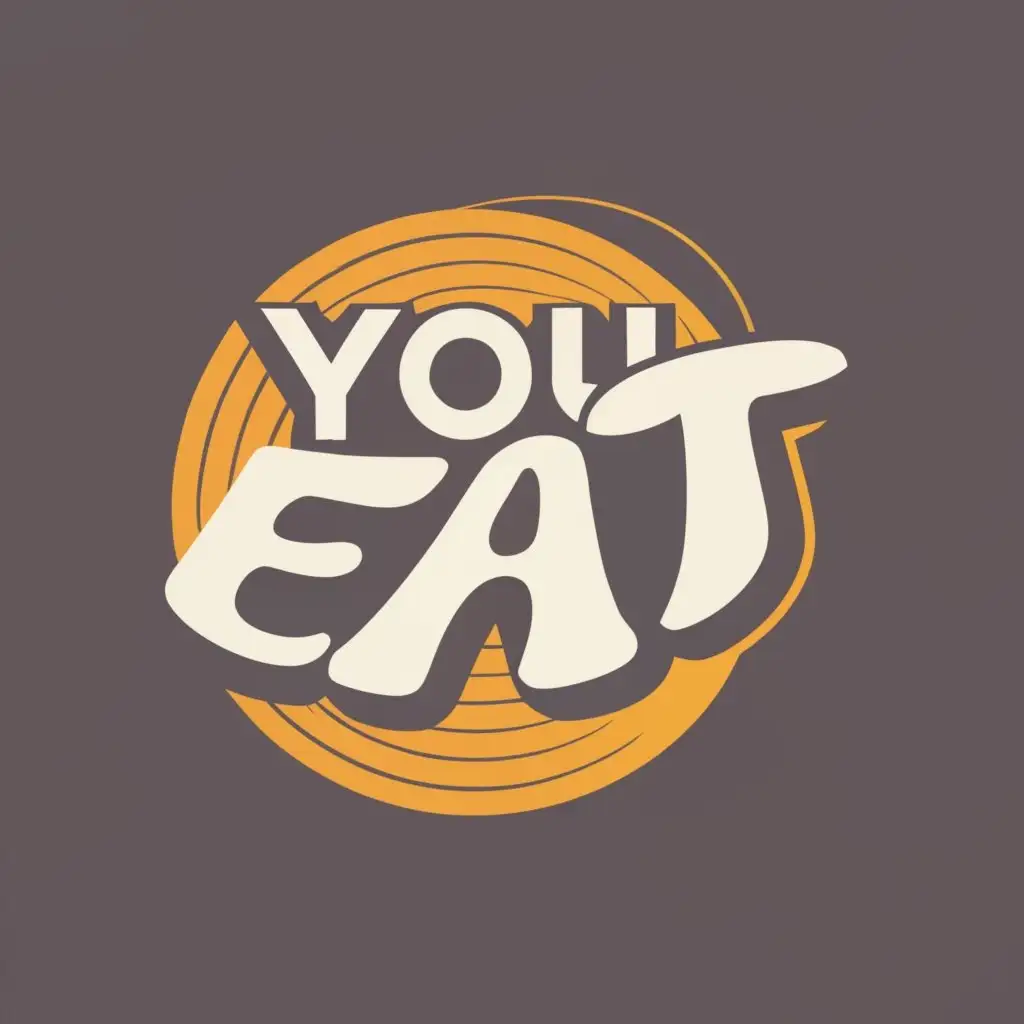 logo, Online food delivery service, with the text "You Eat", typography, be used in Internet industry