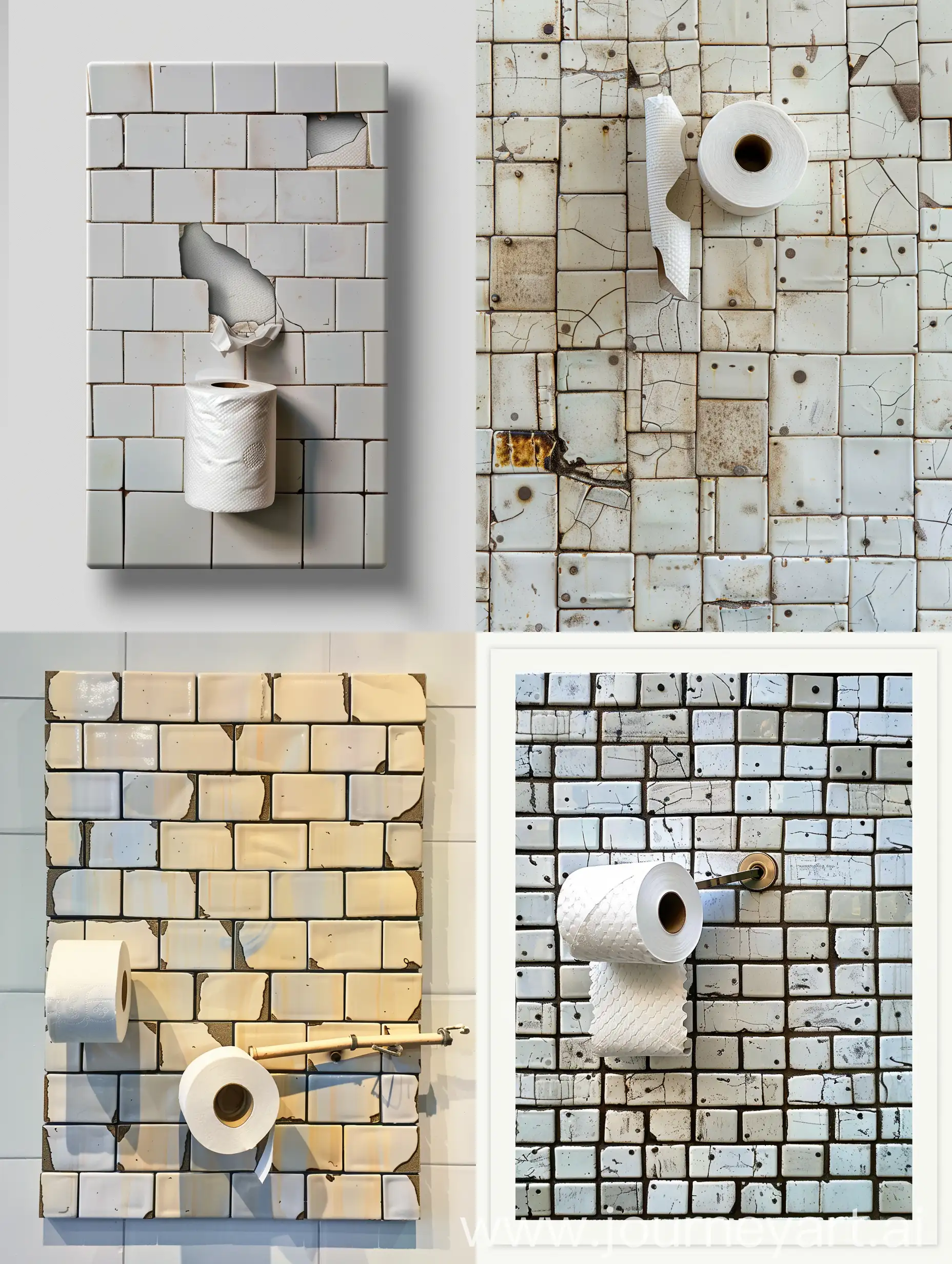 Bathroom-Wall-Decor-Toilet-Paper-Roll-Art