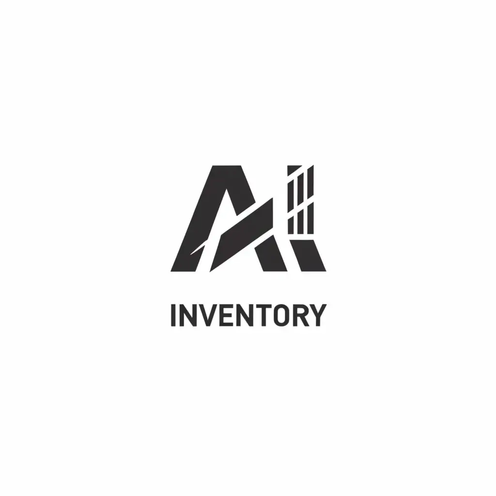 a logo design,with the text "AL Inventory", main symbol:symbol,Minimalistic,be used in Events industry,clear background