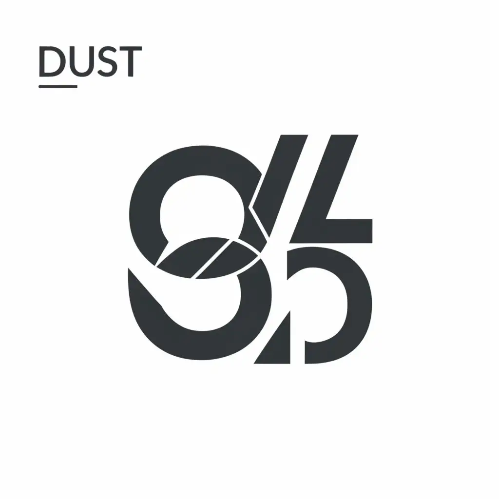 a logo design,with the text "Dust", main symbol:64,Moderate,clear background