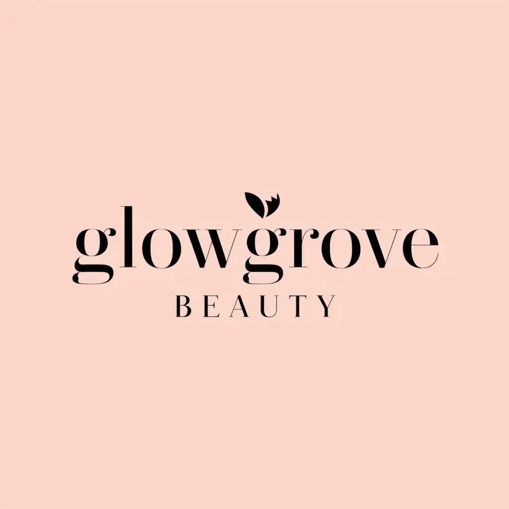 LOGO-Design-For-GlowGrove-Beauty-Elegant-Typography-for-Beauty-Spa-Industry