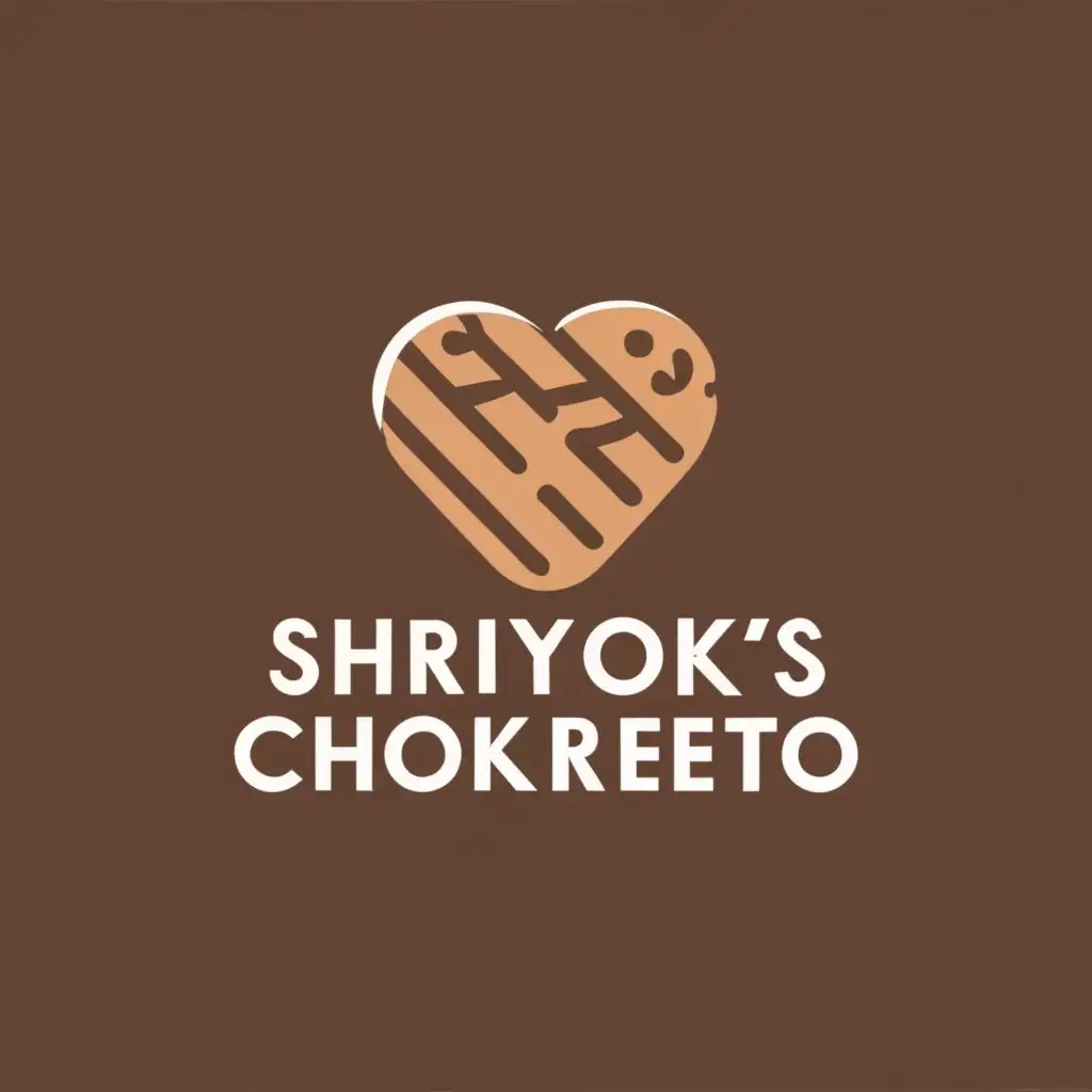 logo, Chocolate, with the text "Shriyok's Chokoreeto", typography, be used in Restaurant industry