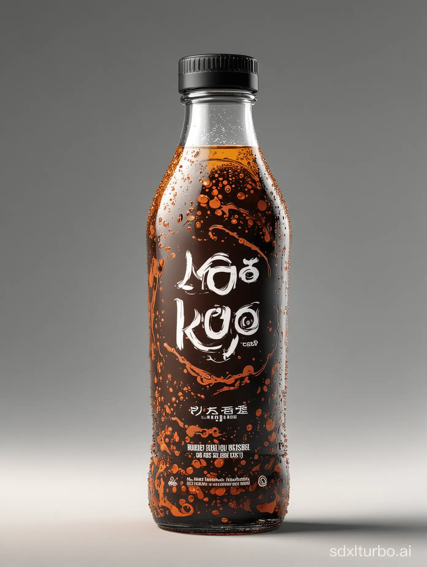 Stylish-Kugoo-Health-Drink-Logo-on-Exquisite-Glass-Bottle