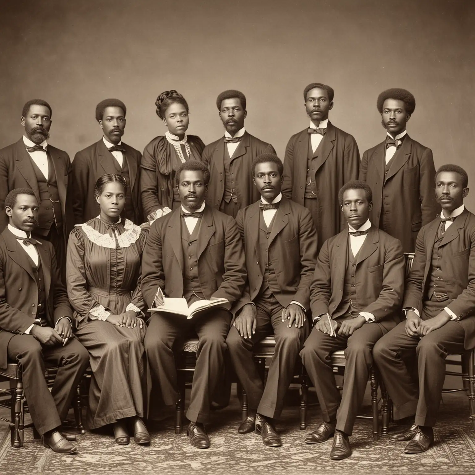 AfricanAmerican Teachers in 1881 Classroom Setting